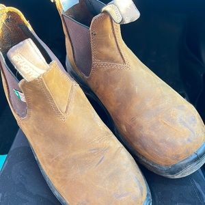 Blundstone steel toe boots